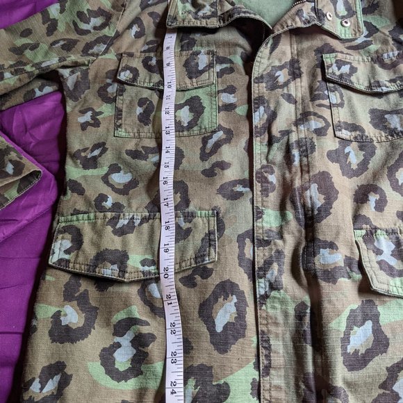 Jealous Tomato Cheetah Print Canvas Jacket - Picture 5 of 10